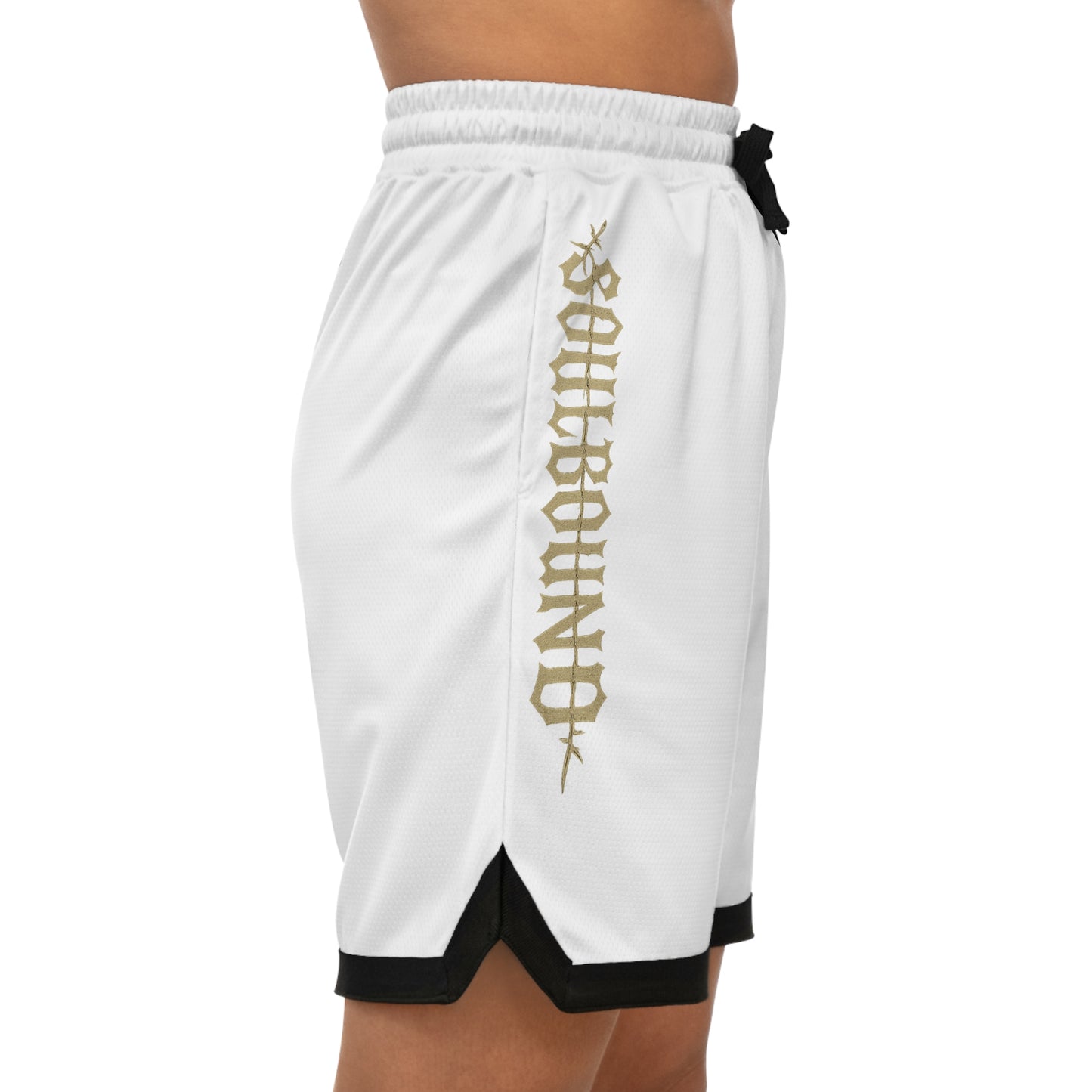Soulbound Basketball Shorts, AOP Athletic Wear, Sporty Casual Shorts, Summer Fitness, Gift for Basketball Lovers
