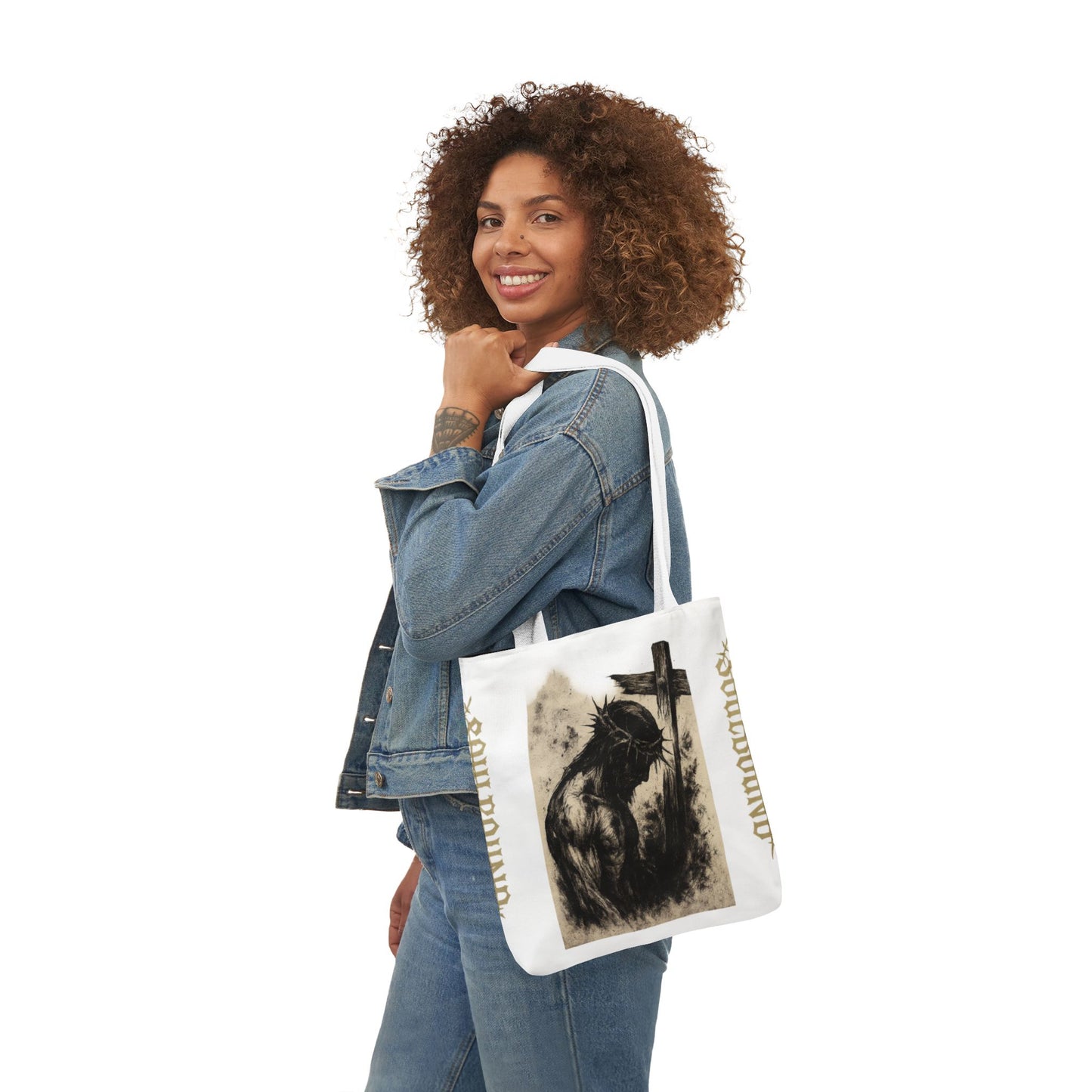 Soulbound Canvas Tote Bag, Artistic Reusable Shopper, Eco-Friendly Gift, Bohemian Beach Bag, Unique Carryall, Everyday Use