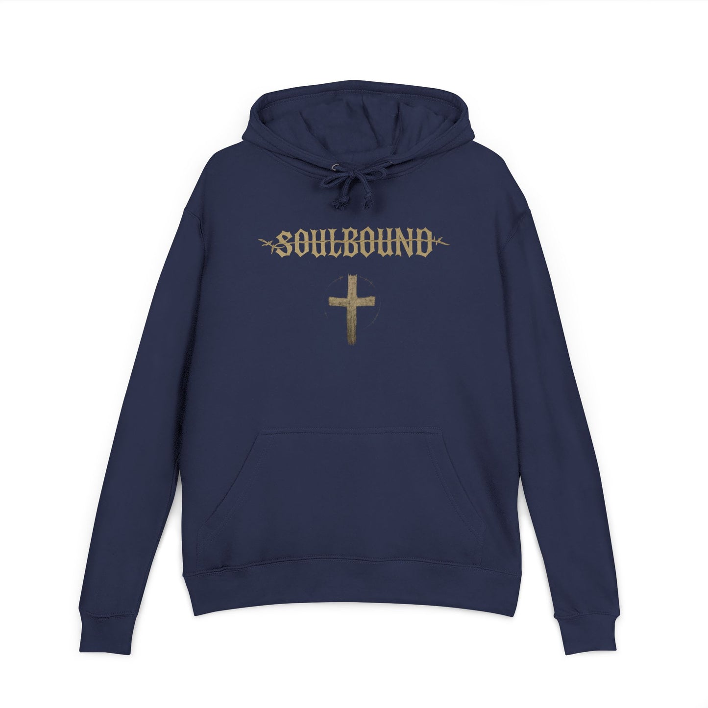 Soulbound Faith Unisex French Terry Hoodie, Cozy Sweatshirt, Gift for Him/Her, Casual Wear, Stylish Layer for All Seasons
