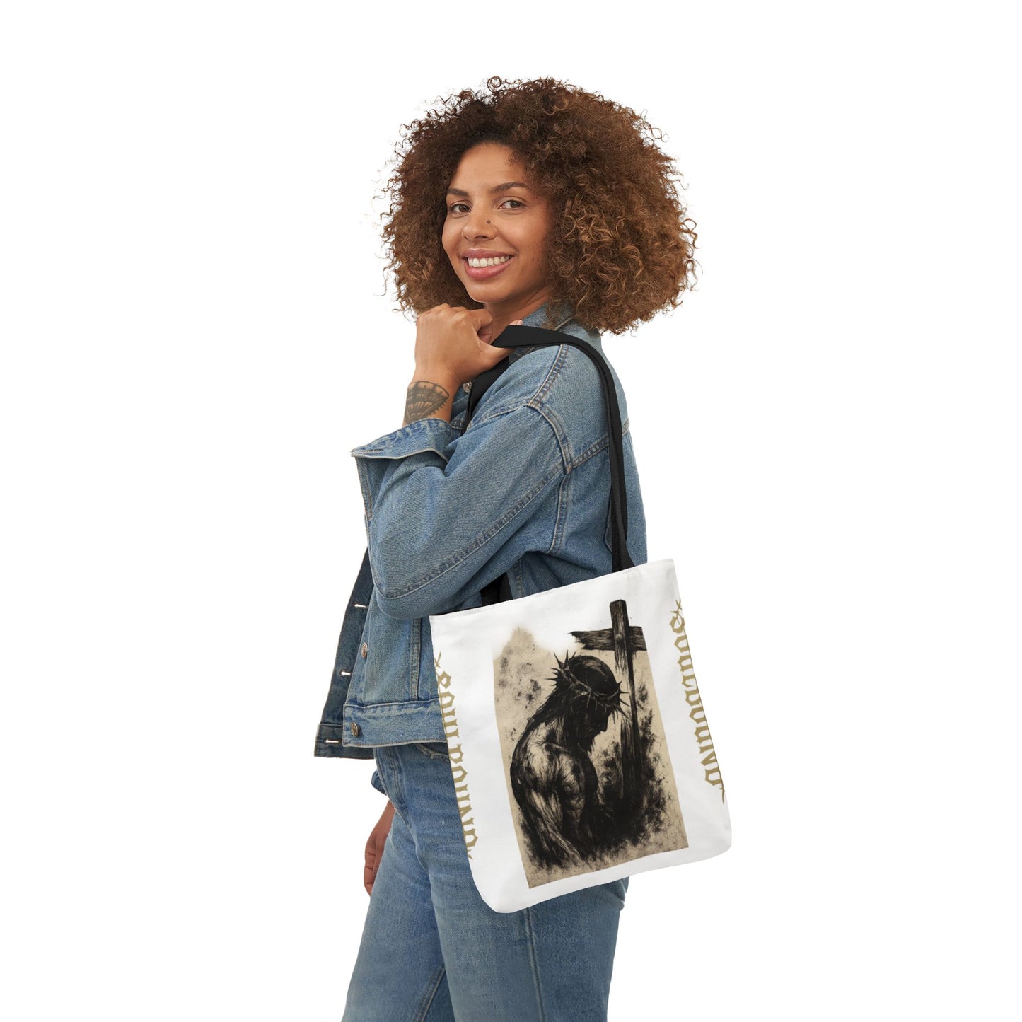 Soulbound Canvas Tote Bag, Artistic Reusable Shopper, Eco-Friendly Gift, Bohemian Beach Bag, Unique Carryall, Everyday Use
