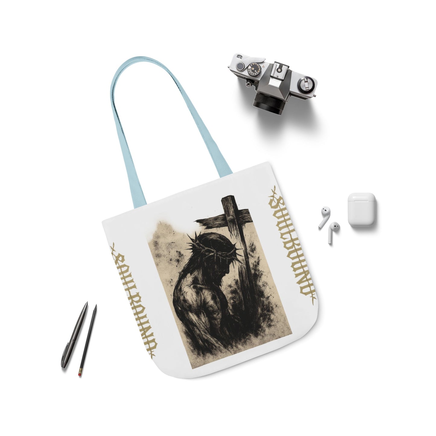 Soulbound Canvas Tote Bag, Artistic Reusable Shopper, Eco-Friendly Gift, Bohemian Beach Bag, Unique Carryall, Everyday Use