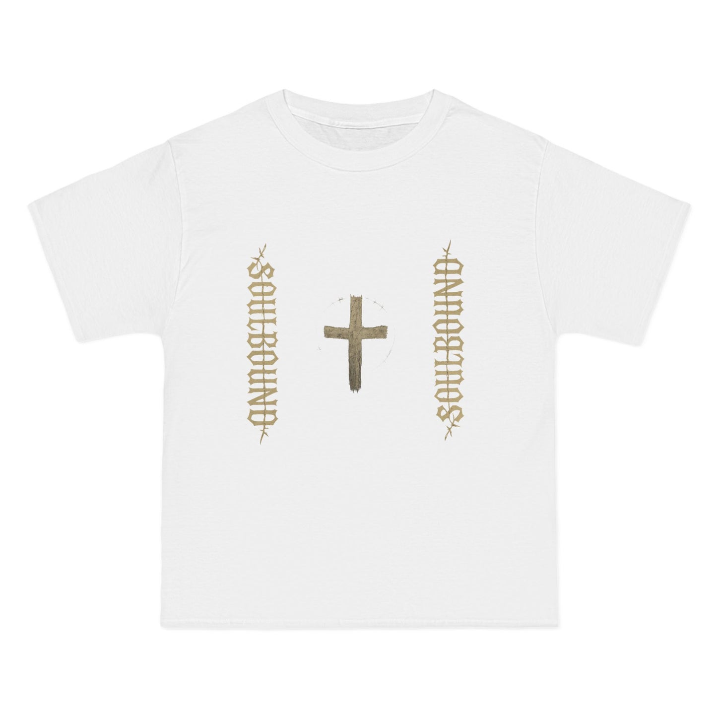 Soulbound Cross Graphic Tee, Faith Shirt for Believers, Christian Apparel, Casual Wear, Spiritual Gifts