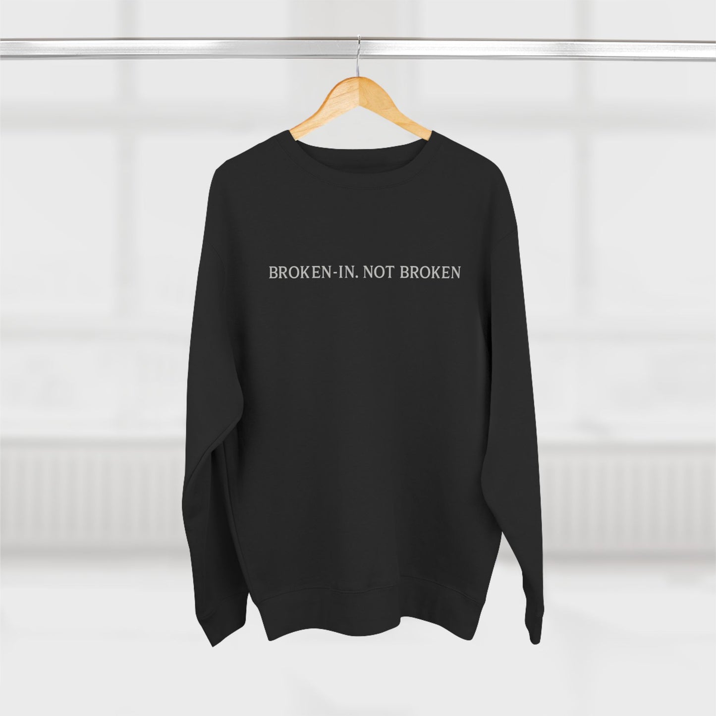 Cozy Unisex Crewneck Sweatshirt with Inspirational Quote, Perfect for Casual Wear, Gift Idea for Friends, Relaxed Style, Comfort Clothing