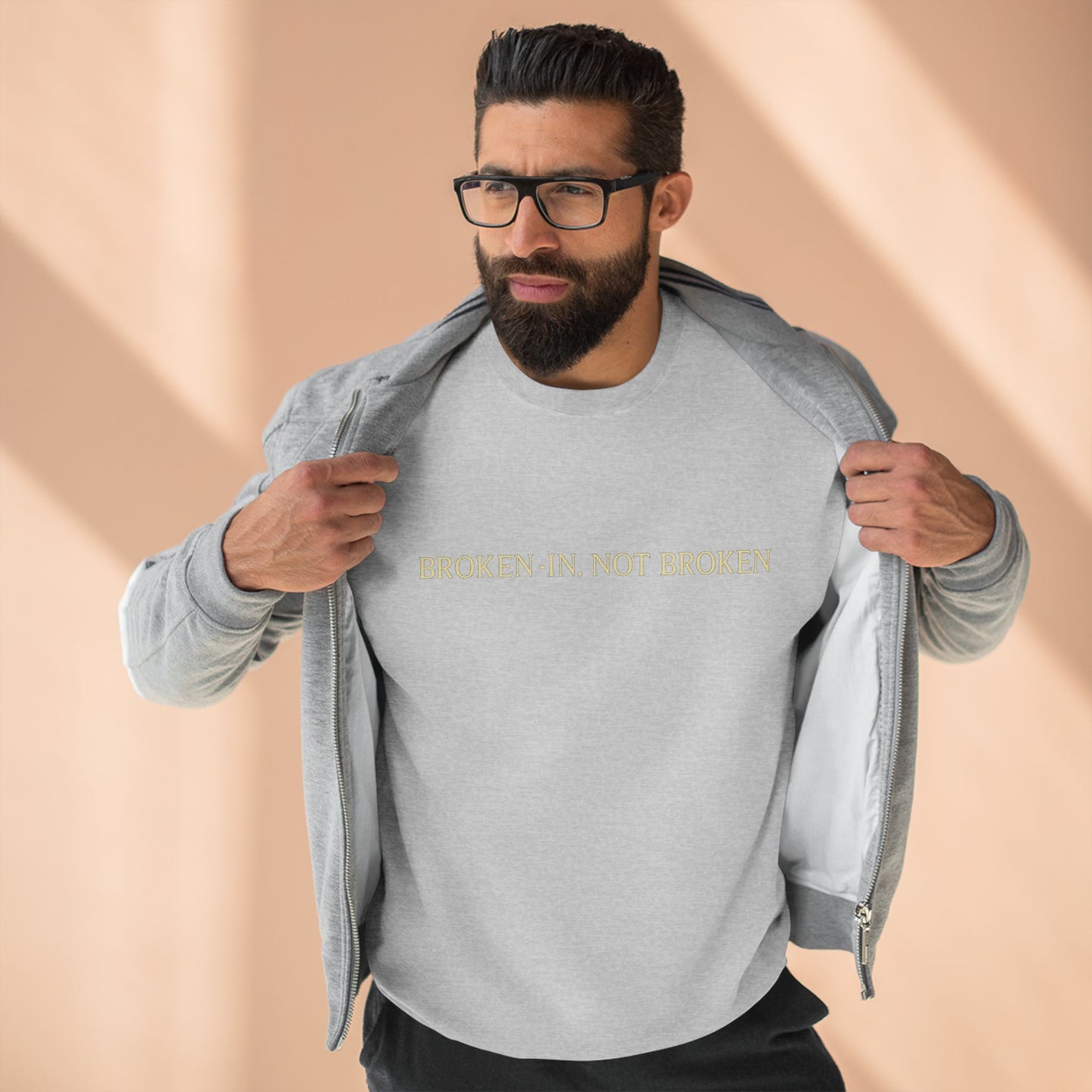Cozy Unisex Crewneck Sweatshirt with Inspirational Quote, Perfect for Casual Wear, Gift Idea for Friends, Relaxed Style, Comfort Clothing