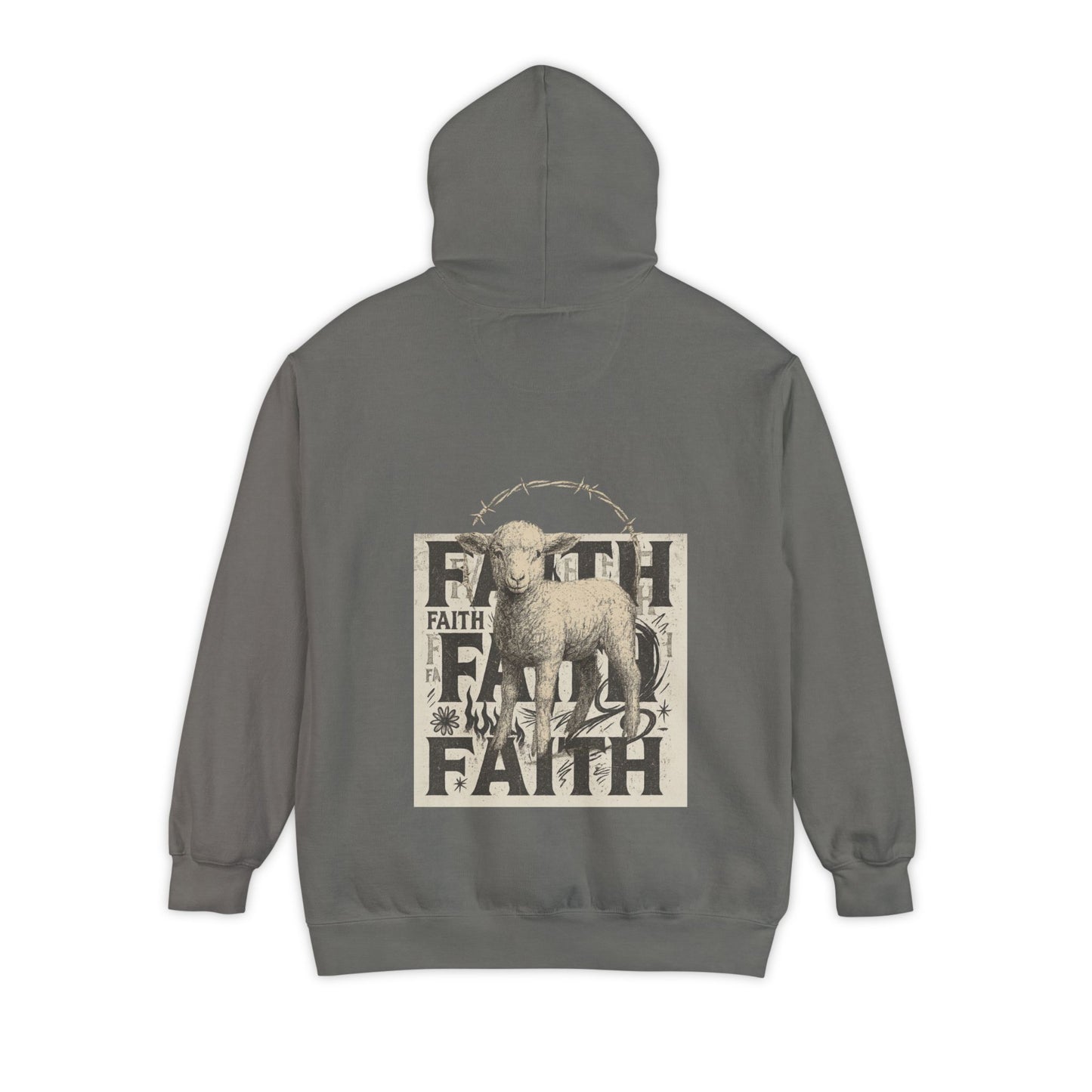 Faith-Themed Unisex Hoodie, Cozy Faith Hoodie, Inspirational Apparel, Dog Lover Gift, Casual Faith Sweatshirt