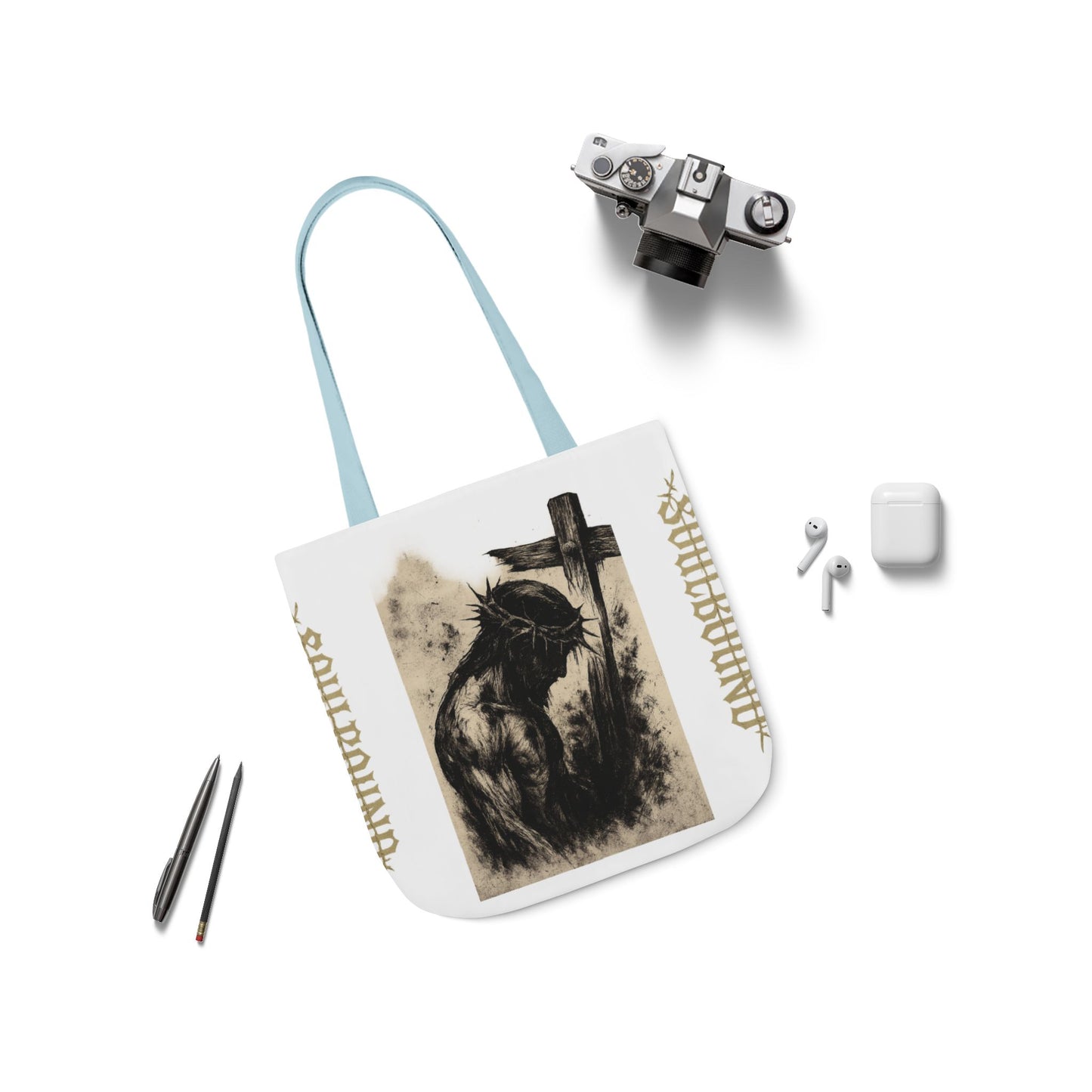 Soulbound Canvas Tote Bag, Artistic Reusable Shopper, Eco-Friendly Gift, Bohemian Beach Bag, Unique Carryall, Everyday Use