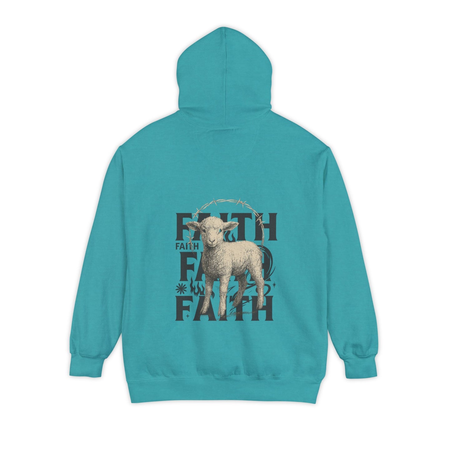 Faith-Themed Unisex Hoodie, Cozy Faith Hoodie, Inspirational Apparel, Dog Lover Gift, Casual Faith Sweatshirt