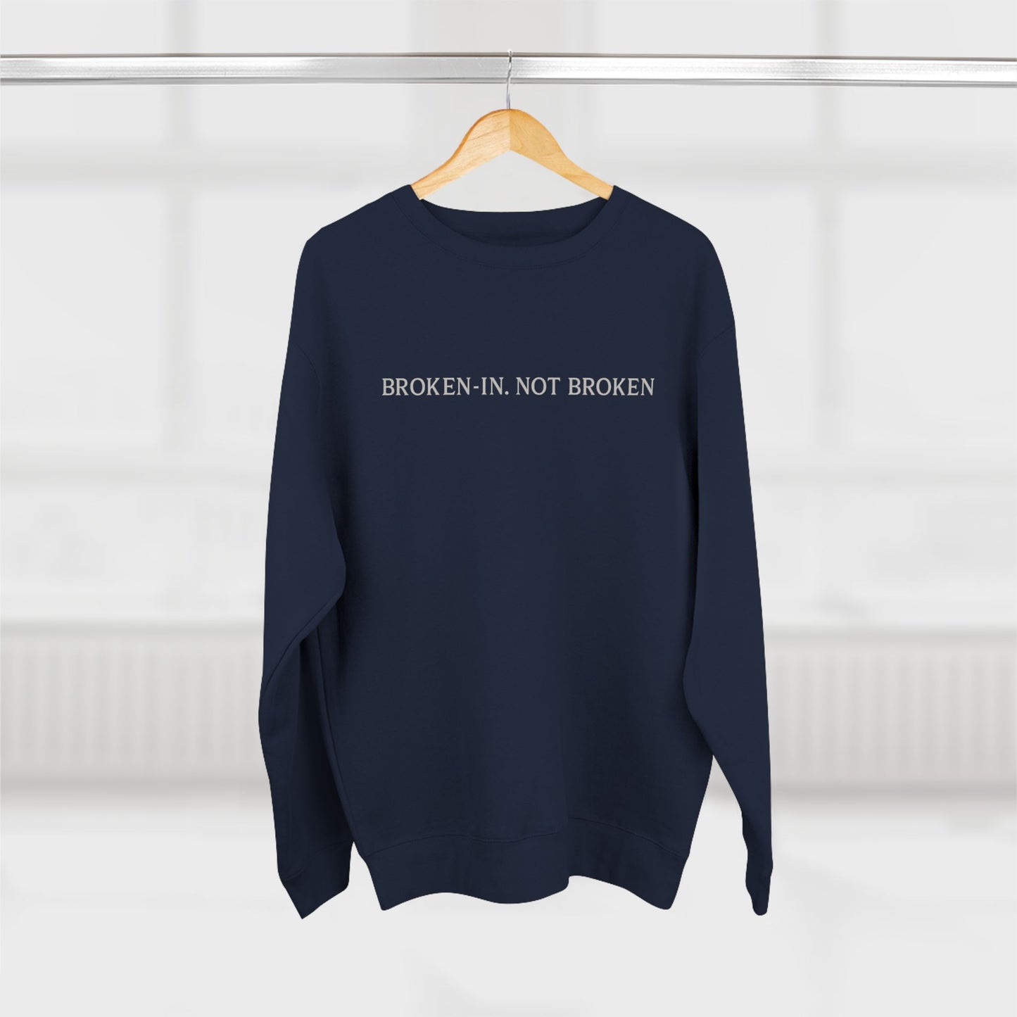 Cozy Unisex Crewneck Sweatshirt with Inspirational Quote, Perfect for Casual Wear, Gift Idea for Friends, Relaxed Style, Comfort Clothing