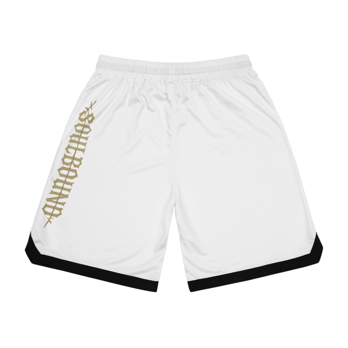 Soulbound Basketball Shorts, AOP Athletic Wear, Sporty Casual Shorts, Summer Fitness, Gift for Basketball Lovers