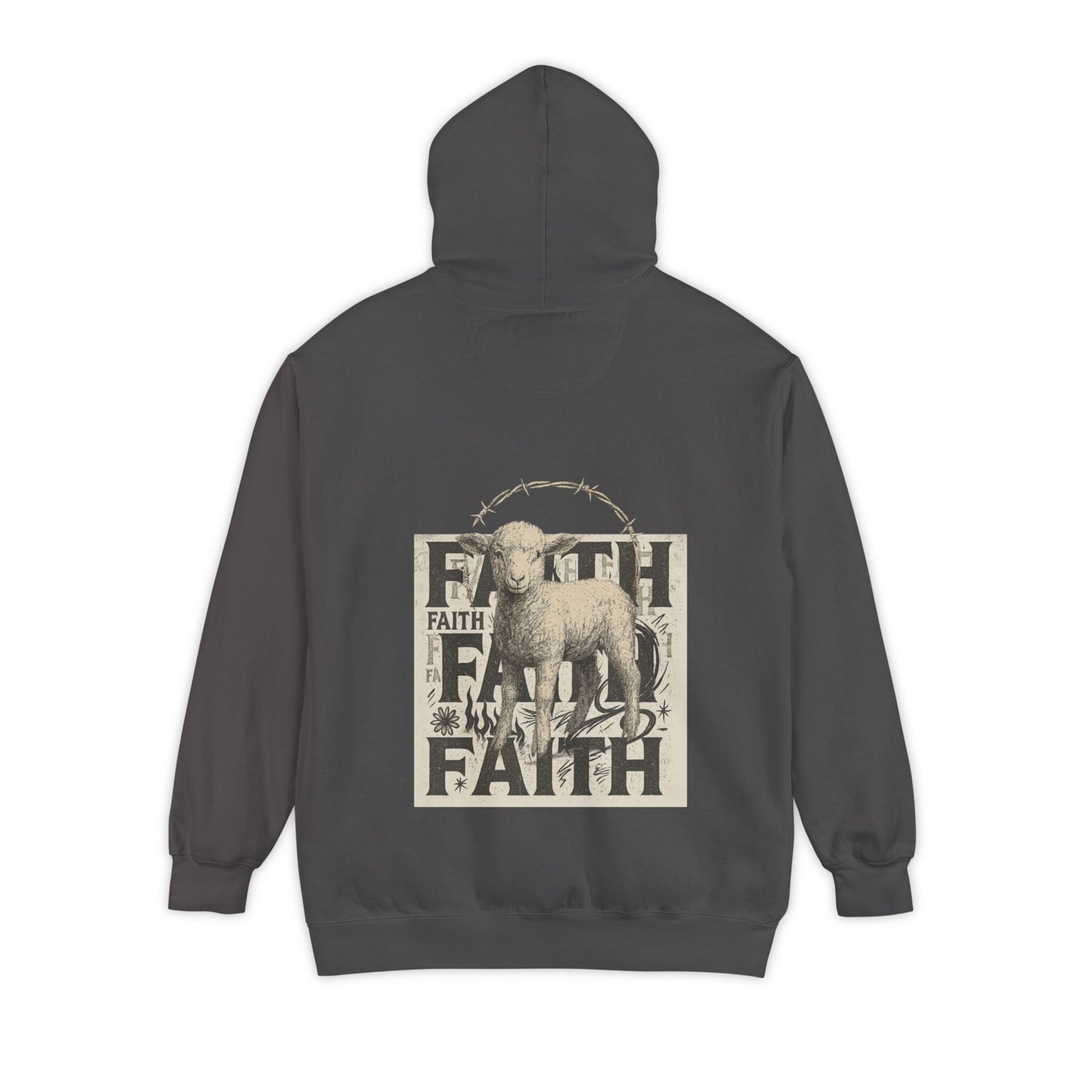 Faith-Themed Unisex Hoodie, Cozy Faith Hoodie, Inspirational Apparel, Dog Lover Gift, Casual Faith Sweatshirt