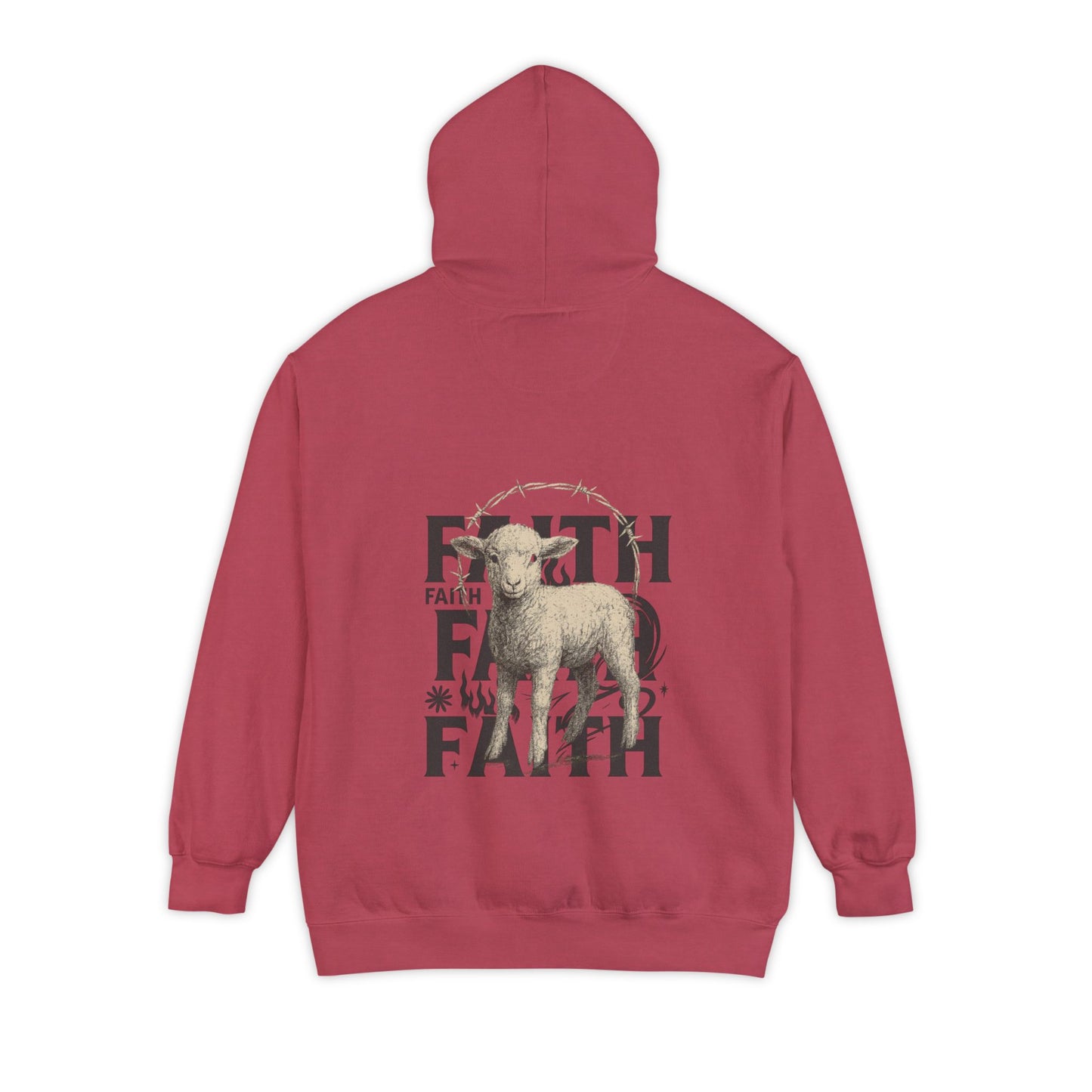 Faith-Themed Unisex Hoodie, Cozy Faith Hoodie, Inspirational Apparel, Dog Lover Gift, Casual Faith Sweatshirt