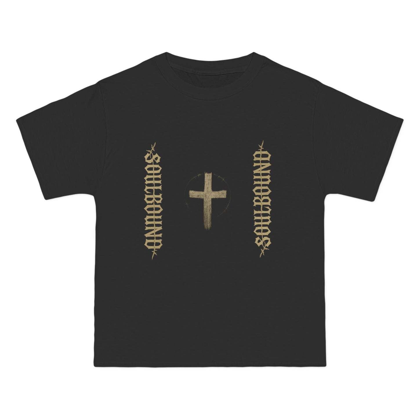 Soulbound Cross Graphic Tee, Faith Shirt for Believers, Christian Apparel, Casual Wear, Spiritual Gifts