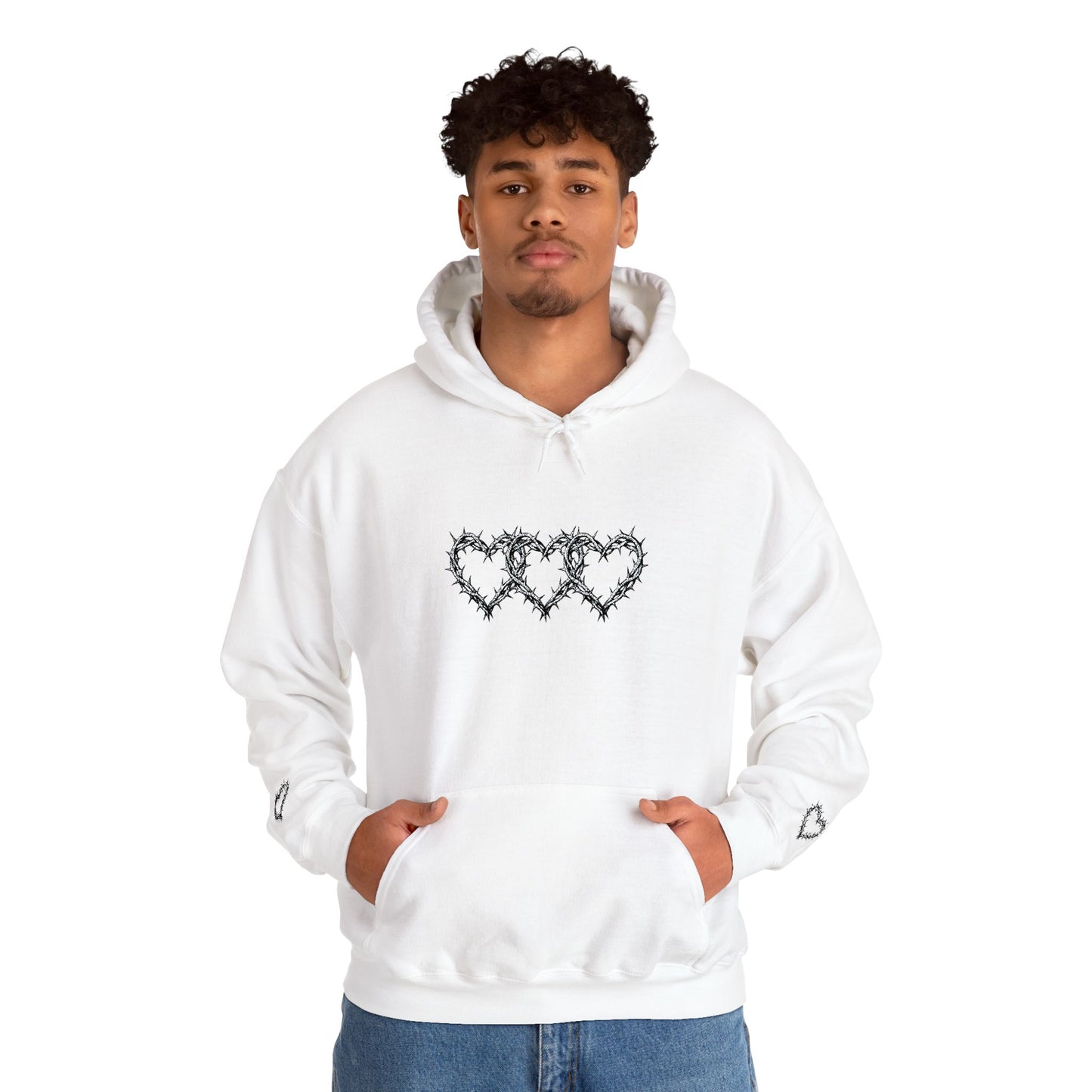 Heartfelt Love Hoodie | Cozy Sweatshirt for Couples, Valentine's Day Gift, Anniversary Apparel, Cute Heart Design, Unisex Fashion
