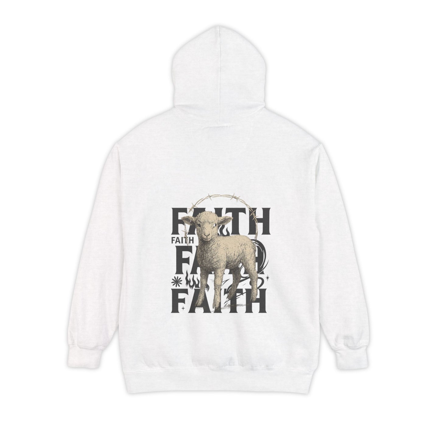Faith-Themed Unisex Hoodie, Cozy Faith Hoodie, Inspirational Apparel, Dog Lover Gift, Casual Faith Sweatshirt