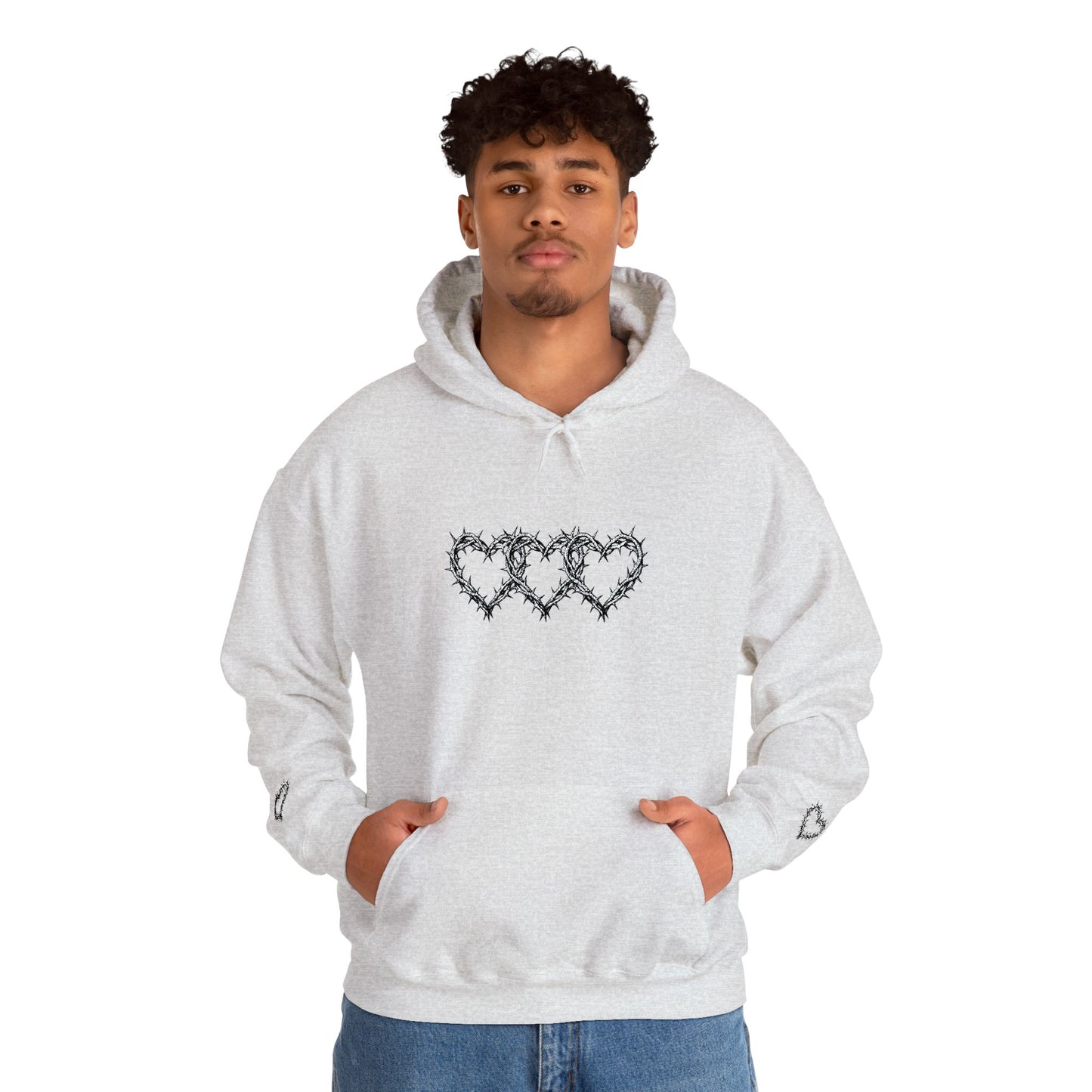 Heartfelt Love Hoodie | Cozy Sweatshirt for Couples, Valentine's Day Gift, Anniversary Apparel, Cute Heart Design, Unisex Fashion