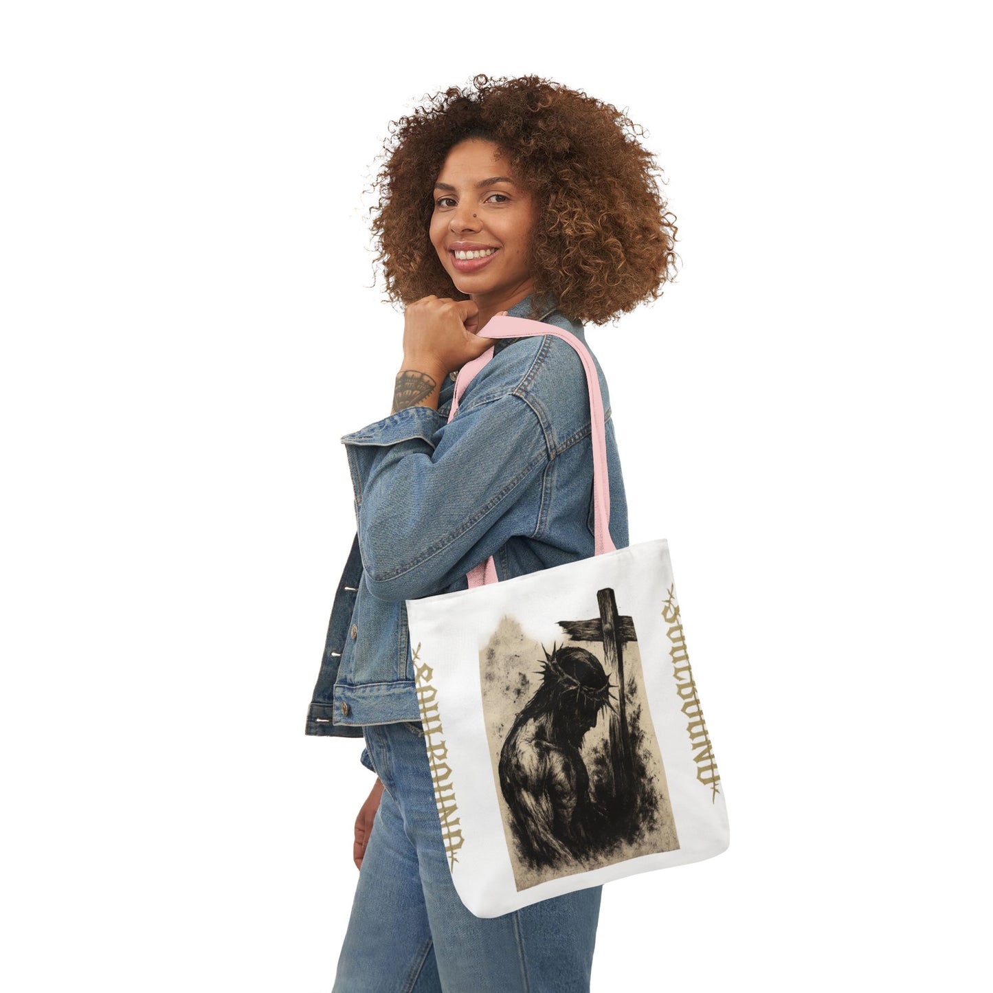 Soulbound Canvas Tote Bag, Artistic Reusable Shopper, Eco-Friendly Gift, Bohemian Beach Bag, Unique Carryall, Everyday Use