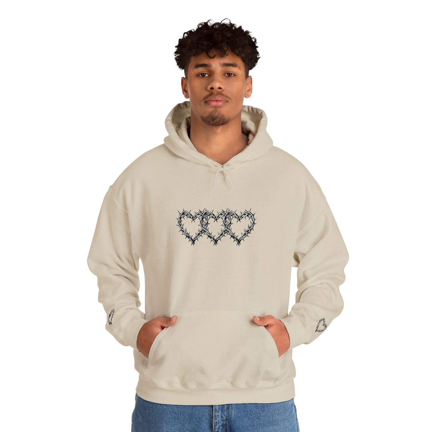 Heartfelt Love Hoodie | Cozy Sweatshirt for Couples, Valentine's Day Gift, Anniversary Apparel, Cute Heart Design, Unisex Fashion