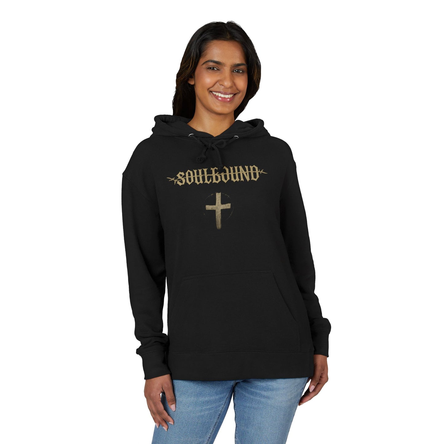 Soulbound Faith Unisex French Terry Hoodie, Cozy Sweatshirt, Gift for Him/Her, Casual Wear, Stylish Layer for All Seasons