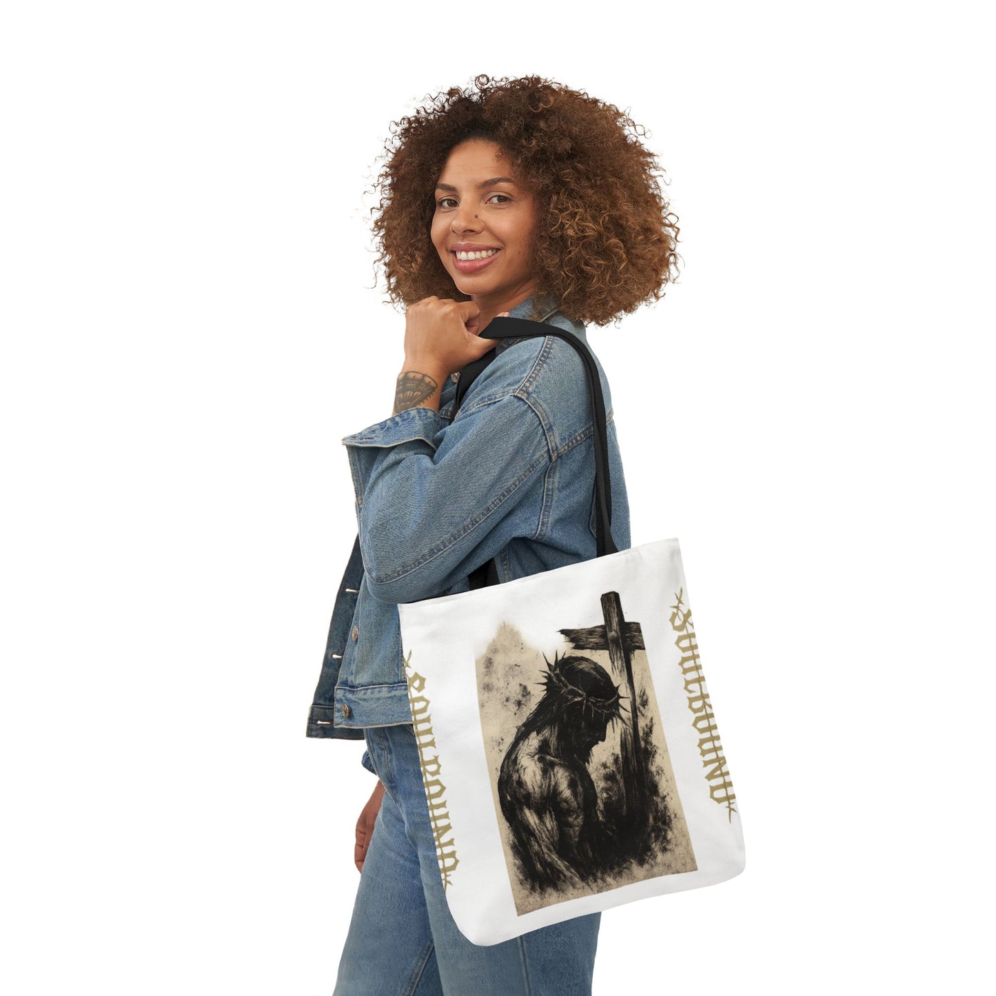 Soulbound Canvas Tote Bag, Artistic Reusable Shopper, Eco-Friendly Gift, Bohemian Beach Bag, Unique Carryall, Everyday Use
