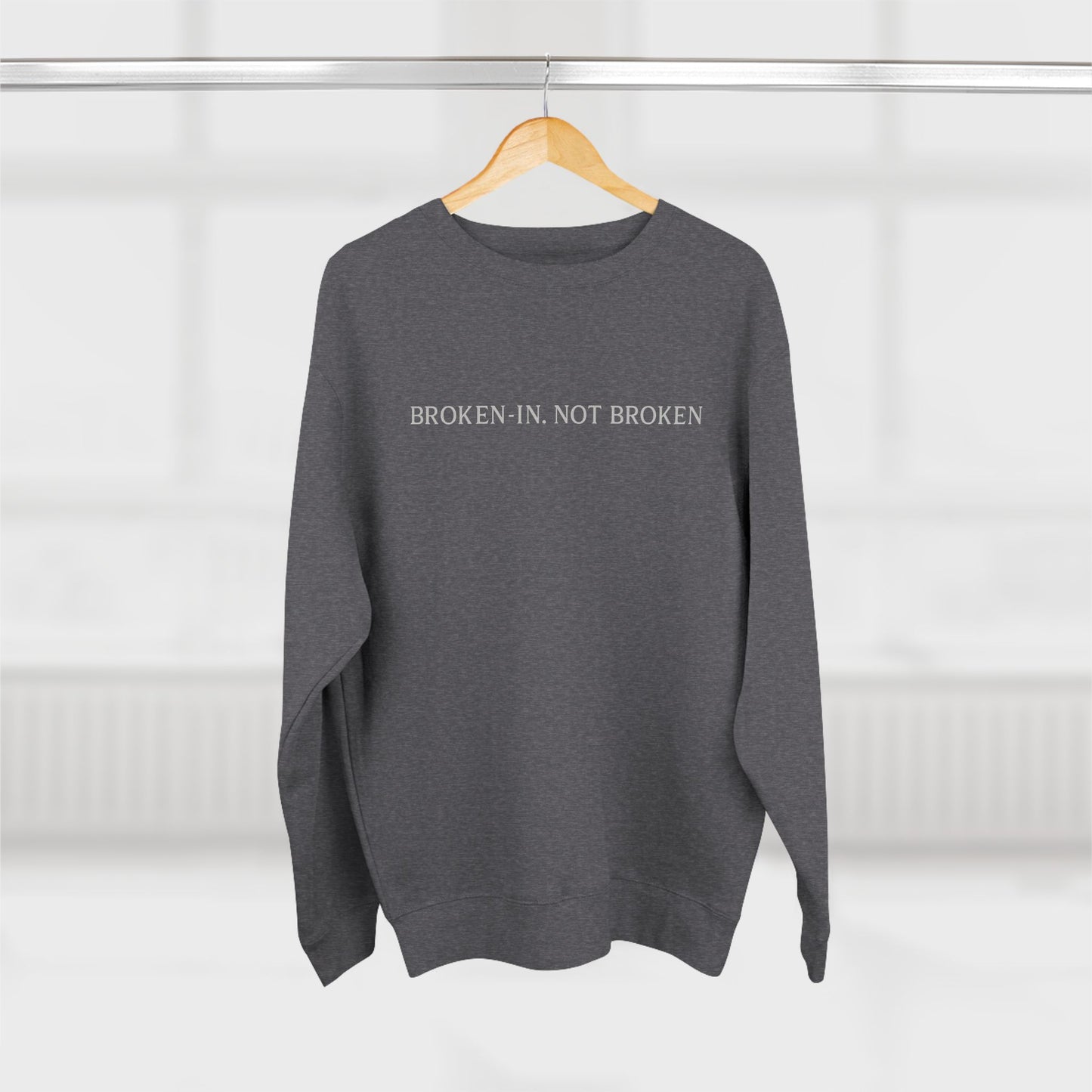 Cozy Unisex Crewneck Sweatshirt with Inspirational Quote, Perfect for Casual Wear, Gift Idea for Friends, Relaxed Style, Comfort Clothing