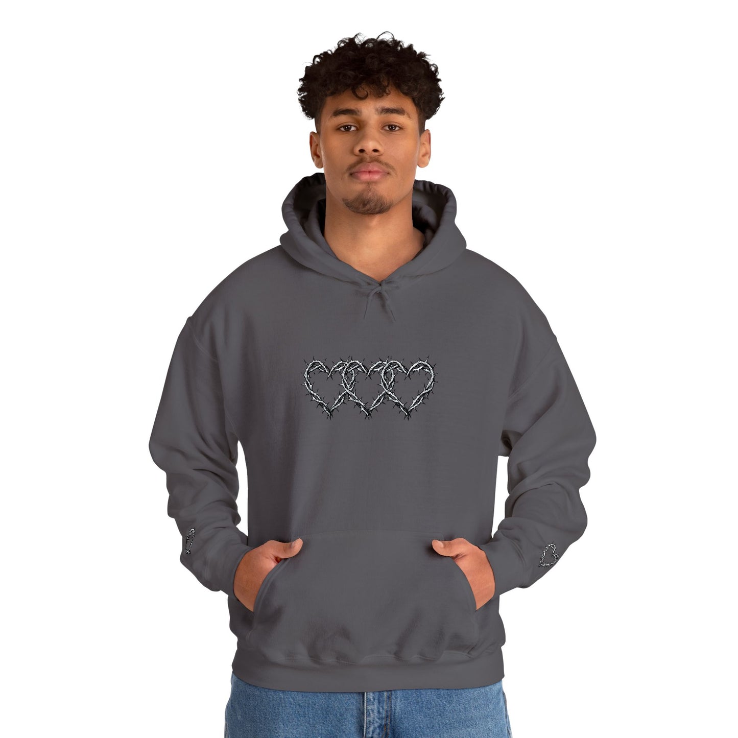 Heartfelt Love Hoodie | Cozy Sweatshirt for Couples, Valentine's Day Gift, Anniversary Apparel, Cute Heart Design, Unisex Fashion